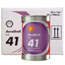 Aeroshell 41 MIL-PRF-5606J Hydraulic Fluid Case (24 Quarts)